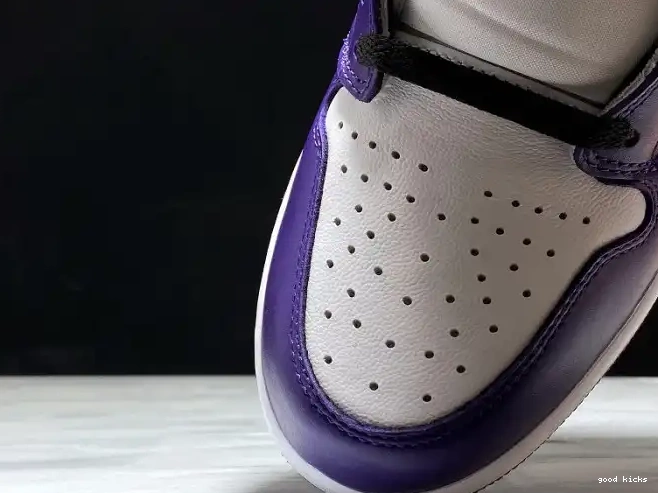 Rep Jordan 1 Court High Air Purple 555088-500 OG 0325